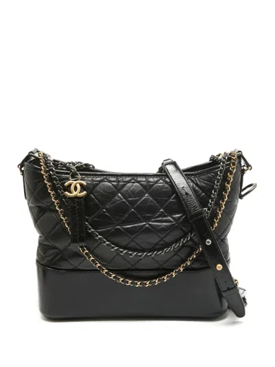 Pre-owned Chanel Gabrielle Quilted Hobo Bag