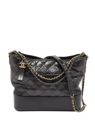 Pre-owned Chanel Gabrielle Quilted Leather Shoulder Bag