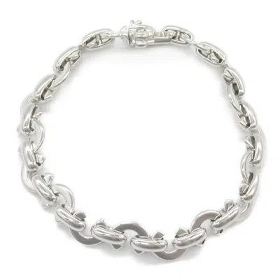 Pre-owned Chanel Gold (18k) Charm Bracelet () In Silver