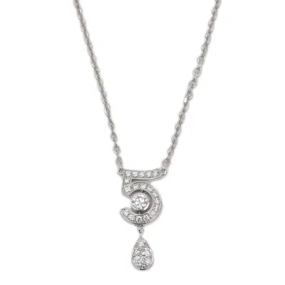 Pre-owned Chanel Gold (18k) Necklace () In Silver