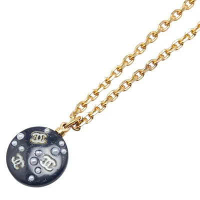 Pre-owned Chanel Gold Artificial Ivory Gold Plating Necklace () In Silver