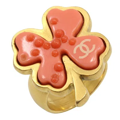 Pre-owned Chanel Gold Metal Band Ring ()