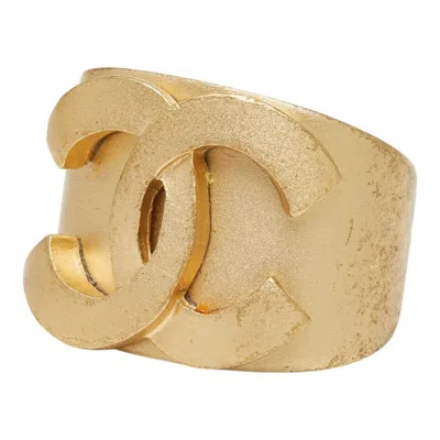 Pre-owned Chanel Gold Band Ring ()