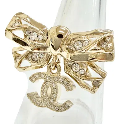 Pre-owned Chanel Gold Band Ring ()