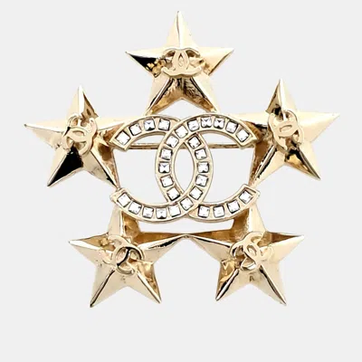 Pre-owned Chanel Gold Brooch