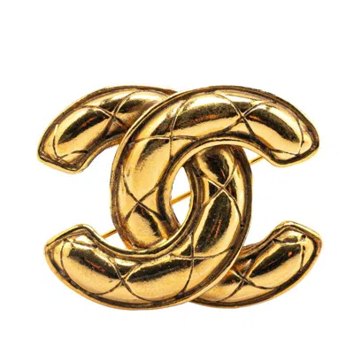 Pre-owned Chanel Gold Brooch () In Multi