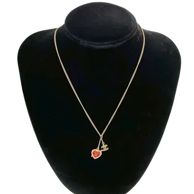 Pre-owned Chanel Gold Color Gold Plating Necklace () In Multi