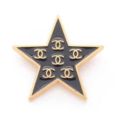 Pre-owned Chanel Gold Gold Plating Brooch () In Multi