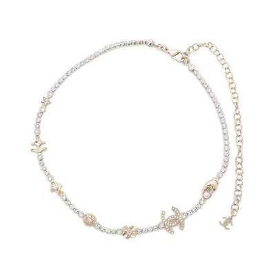 Pre-owned Chanel Gold Gold Plating Necklace () In Multi