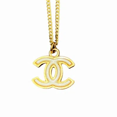 Pre-owned Chanel Gold Gold Plating Necklace () In Multi