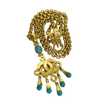 Pre-owned Chanel Gold Gold Plating Necklace () In Multi