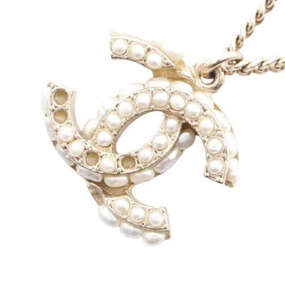 Pre-owned Chanel Gold Gold Plating Necklace () In Multi