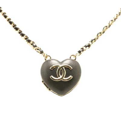 Pre-owned Chanel Gold Gold Plating Pendant Necklace () In Multi