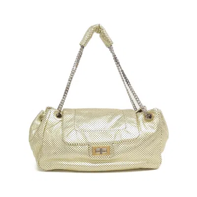 Pre-owned Chanel Gold Leather Shoulder Bag ()