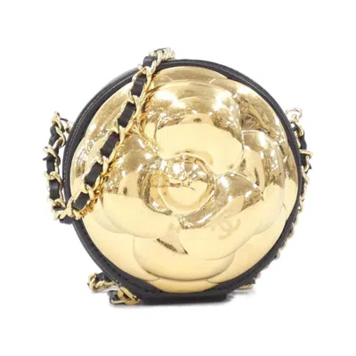 Pre-owned Chanel Gold Leather Shoulder Bag ()