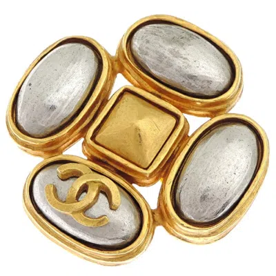 Pre-owned Chanel Gold Metal Brooch () In Multi
