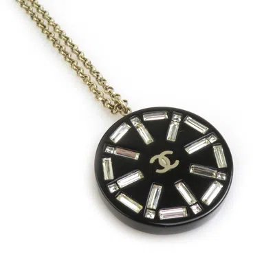 Pre-owned Chanel Gold Metal Resin Necklace () In Multi