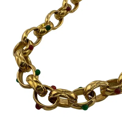 Pre-owned Chanel Gold Necklace () In Multi