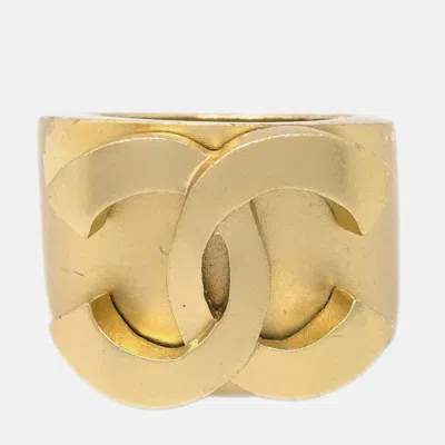 Pre-owned Chanel Gold Plated Ring
