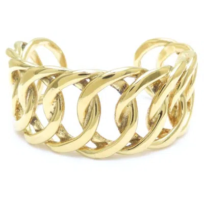 Pre-owned Chanel Gold Plating Bangle ()