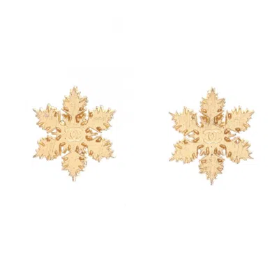 Pre-owned Chanel Gold Plating Clip Earrings () In Multi