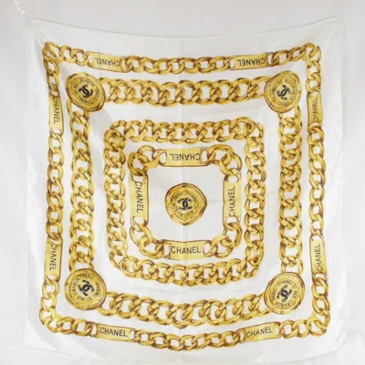 Pre-owned Chanel Gold Scarf () In Multi
