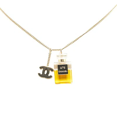 Pre-owned Chanel Gold Yellow Gold Plating Necklace () In Multi