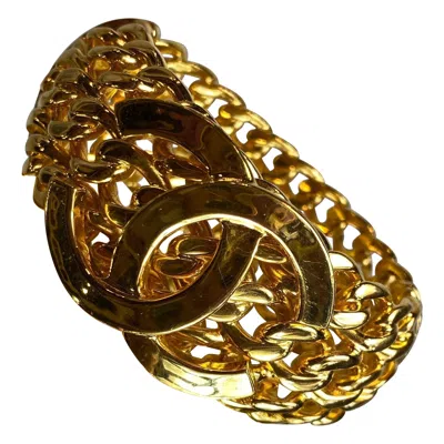 Pre-owned Chanel Golden Chain Cc Bracelet In Multi