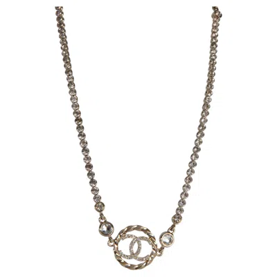Pre-owned Chanel Gold-plated 2023 Cc Choker Necklace In Multiple