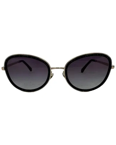 Pre-owned Chanel Gradient Crystal Round Glasses (authentic Pre-loved)