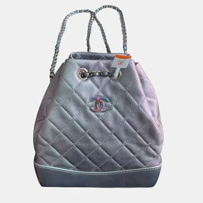 Pre-owned Chanel Gradient Purple Wandering Small Backpack