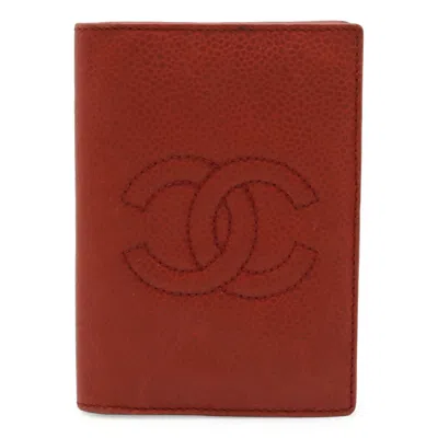 Pre-owned Chanel Grained Calfskin Card Case () In Multi