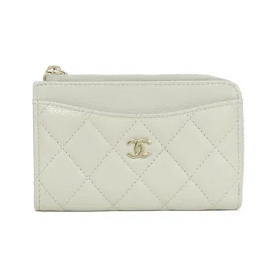 Pre-owned Chanel Grained Calfskin Card Case () In Multi
