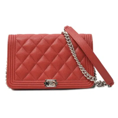Pre-owned Chanel Grained Calfskin Shoulder Bag () In Multi