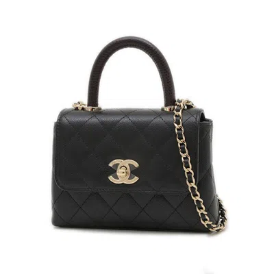 Pre-owned Chanel Grained Calfskin Shoulder Bag () In Multi