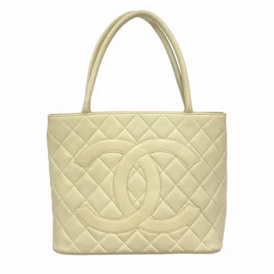 Pre-owned Chanel Grained Calfskin Tote Bag () In Multi
