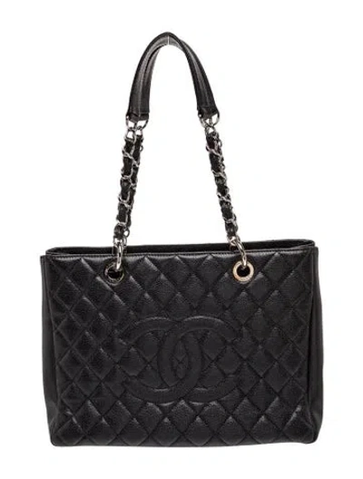 Pre-owned Chanel Grand Shopping Tote In Black