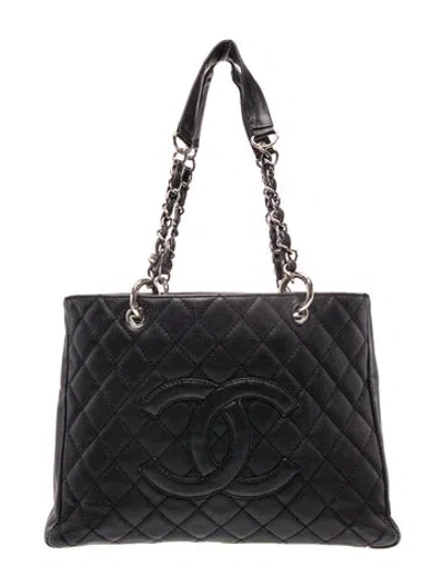 Pre-owned Chanel Grand Shopping Tote In Black
