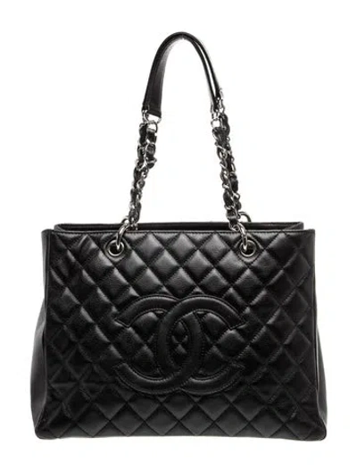 Pre-owned Chanel Grand Shopping Tote In Black