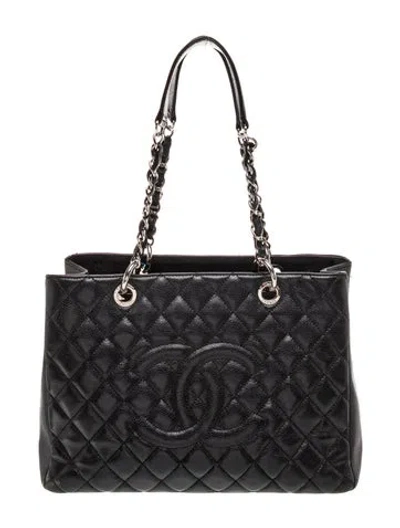 Pre-owned Chanel Grand Shopping Tote In Black