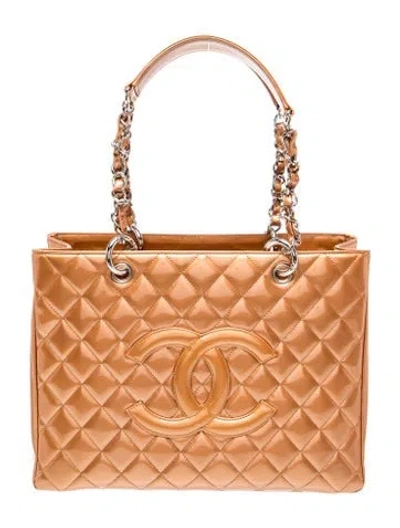 Pre-owned Chanel Grand Shopping Tote In Brown