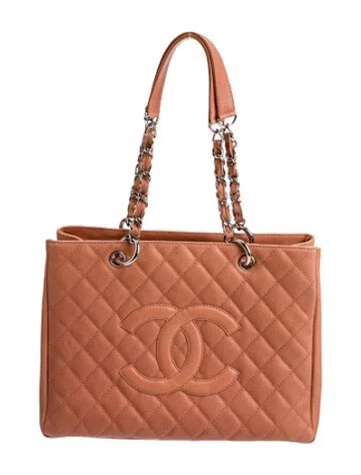 Pre-owned Chanel Grand Shopping Tote In Pink