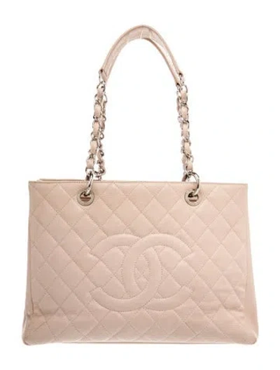 Pre-owned Chanel Grand Shopping Tote In Pink