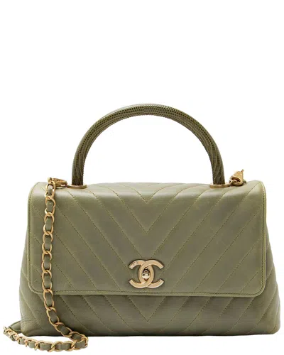 Chanel Green Aged Calfskin
