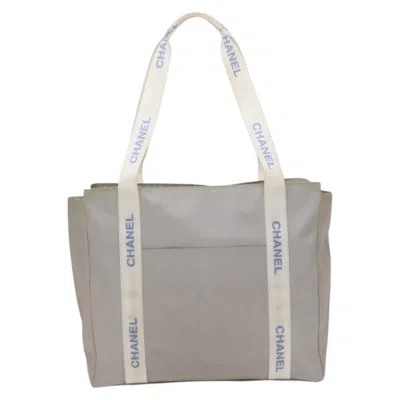 Pre-owned Chanel Grey Nylon Tote Bag ()