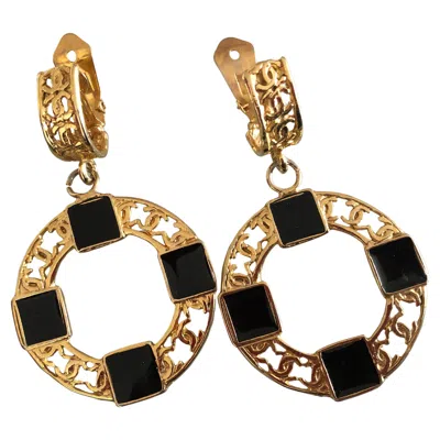Pre-owned Chanel Gripoix Clip-on Earrings, Maxi Size, Circa 1990, France In Multi