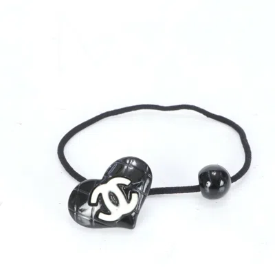 Pre-owned Chanel Hair Tie () In Black
