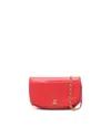 Chanel Half Moon Bag In Red