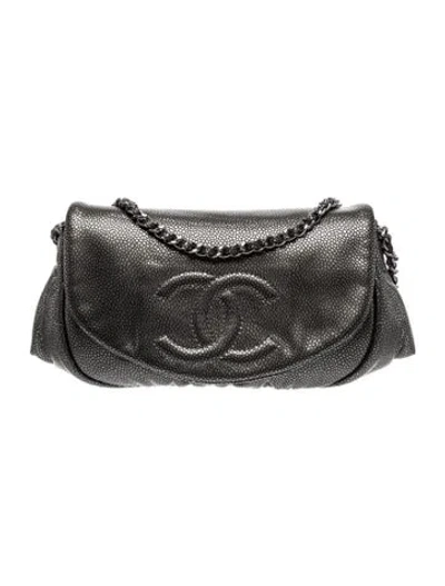 Pre-owned Chanel Half Moon Wallet On Chain