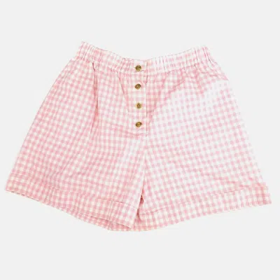 Pre-owned Chanel Half Pants Pink Size 40